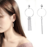 925 Silver Geometric Statement Earrings for Women
