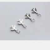 925 Silver Airplane Charms Couple Decoration DIY Jewelry Accessories