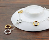 925 Sterling Silver Circle Bracelet 925 Pure Series