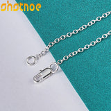 925 Silver Stethoscope Pendant Bracelet Chain Women Party Wedding Gift