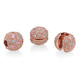 925 Silver Stopper Clip Charms for Bracelet, Women Gift