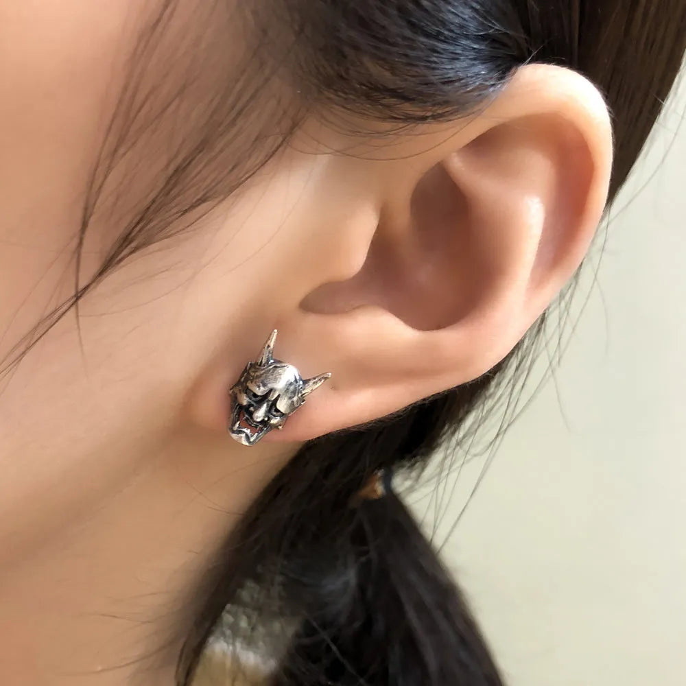 925 Sterling Silver Stud Earrings Women Vintage Party Wedding Jewelry