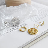 925 Silver Star Zircon Earrings Women