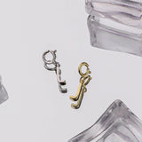 925 Silver Stud Earrings Original 26 Letters Romantic Gift