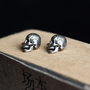 925 Silver Stud Earrings Punk Vintage Party Wedding Jewelry