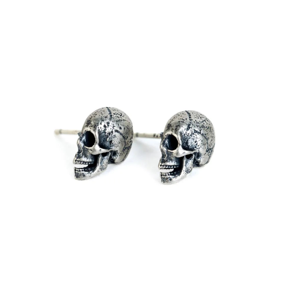 925 Silver Stud Earrings Punk Vintage Party Wedding Jewelry