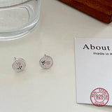 Tulip Flower Enamel Stud Earrings - Hypoallergenic