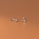 925 Silver Butterfly Stud Earrings for Girls Party Club Gift