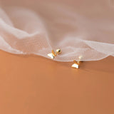925 Silver Butterfly Stud Earrings for Girls Party Club Gift