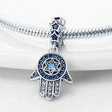 925 Silver Butterfly & Evil Eye Charm Pendant for Bracelet Necklace DIY Jewelry