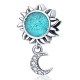 925 Silver Butterfly & Evil Eye Charm Pendant for Bracelet Necklace DIY Jewelry