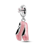 925 Silver Summer Gulf Charm Shoe Butterfly for DIY Jewelry Making