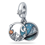 925 Silver Summer Gulf Charm Shoe Butterfly for DIY Jewelry Making