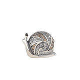 925 Silver Sunflower Snails Charm Bead European Jewelry