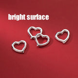 925 Sterling Silver Sweet Heart Dangle Charms Necklace Bracelet