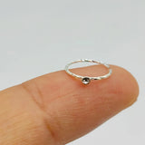 925 Silver Swil Twist Nose Hoop With Clear Stone Open Nose Ring 20pcs