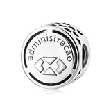 925 Silver Career Symbol Beads For Charm Bracelet