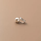 925 Sterling Silver Synthetic Pear Stud Earrings For Women Kids