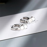 925 Silver Teal Heart & Feather Earrings