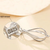 925 Silver Teardrop Cage Charm Pendant for Pearls and Gemstones