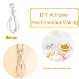 925 Silver Teardrop Cage Charm Pendant for Pearls and Gemstones