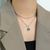 925 Silver Teardrop Labradorite Pendant March Birthstone