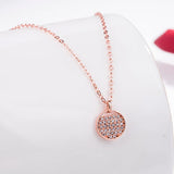 925 Silver Tennis Racket Necklace Women Pendant Chain Fine Jewelry