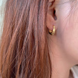 925 Silver Filigree Hoop Earrings Textured Huggie Circle Dainty Thick