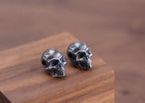 925 Sterling Silver Thai Skull Charm Pendant
