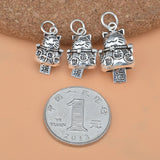 925 Sterling Silver Lucky Cat Pendant Thai Silver Accessories