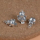 925 Sterling Silver Lucky Cat Pendant Thai Silver Accessories