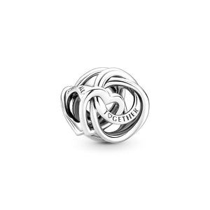 925 Silver Heart Charm Bead for Bracelet Making Women Mother's Christmas Gift