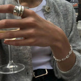 Vintage Hasp Bracelet for Women Couples Birthday Jewelry Gift