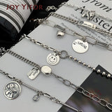 Vintage 925 Silver Charm Bracelet Thai Silver Jewelry