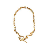 925 Silver Thick O Word Chain Bracelet Hip Hop