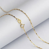 925 Silver 0.8MM Starry Charm Necklace 16 & 18 Inches