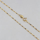 925 Silver 0.8MM Starry Charm Necklace 16 & 18 Inches