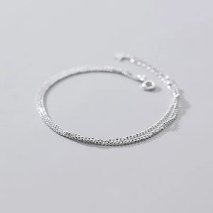 925 Silver 3-layer Bracelets for Women Jewelry Gift