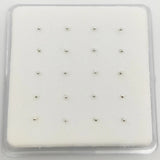 925 Silver Tiny 1.2 MM Ball Nose Studs 20pcs