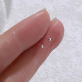 925 Silver Tiny 1.2 MM Ball Nose Studs 20pcs