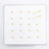 925 Silver Tiny 1.2 MM Ball Nose Studs 20pcs