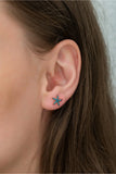 925 Silver Turquoise Starfish Earrings for Women