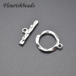 925 Silver Toggle Clasps for DIY Bracelets Necklace 5set/lot