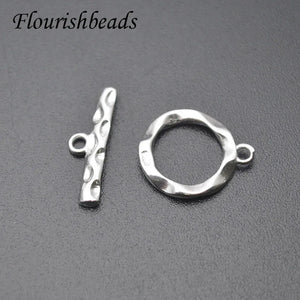 925 Silver Toggle Clasps for DIY Bracelets Necklace 5set/lot