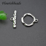 925 Silver Toggle Clasps for DIY Bracelets Necklace 5set/lot