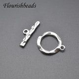925 Silver Toggle Clasps for DIY Bracelets Necklace 5set/lot