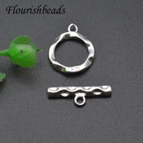 925 Silver Toggle Clasps for DIY Bracelets Necklace 5set/lot