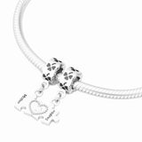 925 Silver Toothbrush Toothpaste Pendant DIY charm for Bracelet