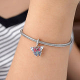 925 Silver Toothbrush Toothpaste Pendant DIY charm for Bracelet