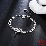 925 Silver Tree Of Life Bracelet for Women Wedding Party